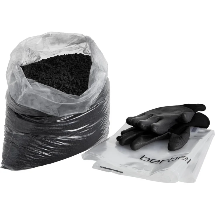 berbel Nachfüllpack Spezialkohle 1,3 kg, 2er Set für Umluftfilter BUF BIH 100, optimiert für Fischgerüche