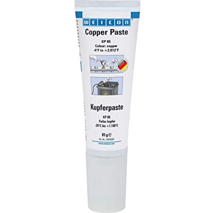 WEICON Kupferpaste 85g, Schutz, Trenn-und Schmierstoff für hohe Temperaturen