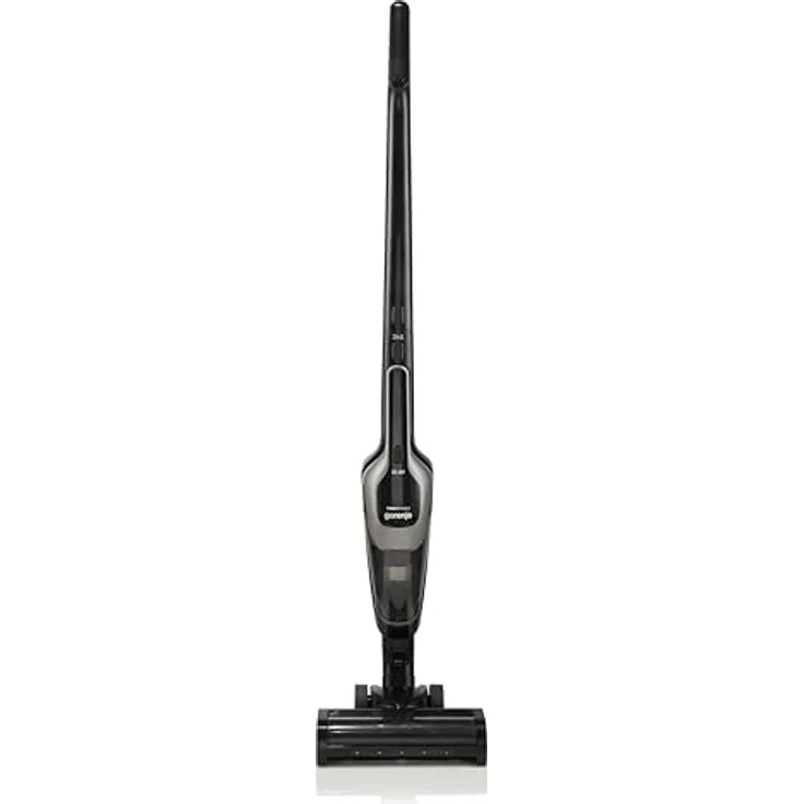 Gorenje SVC216110FSIIBKA, Akku Staubsauger, 120 W, 0.6 l, schwarz, motorisierte Turbobürste, digitales Display, langlebiger 2000-mAh-Akku – Bild 2