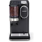 Cuisinart Kaffeemaschine für eine Tasse, gemahlen und gebrüht | Single serve Filterkaffee | Eingebautes Kegelmahlwerk aus Edelstahl | 3 Tassengrößen wählen | Wiederverwendbare Filterkapsel | Schwarz