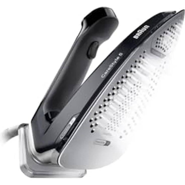 Braun CareStyle5 IS5249BK Bügeleisen mit Heizkessel, 150 g/min Dampf, iCare-Modus, 2-Liter-Tank, 2400 W, Schwarz – Bild 2