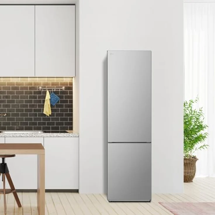 LG GBV22NCBPY Gefrierkombination, Total No Frost, Smart Inverter Compressor, DoorCooling+, 387 Liter, silber – Bild 8