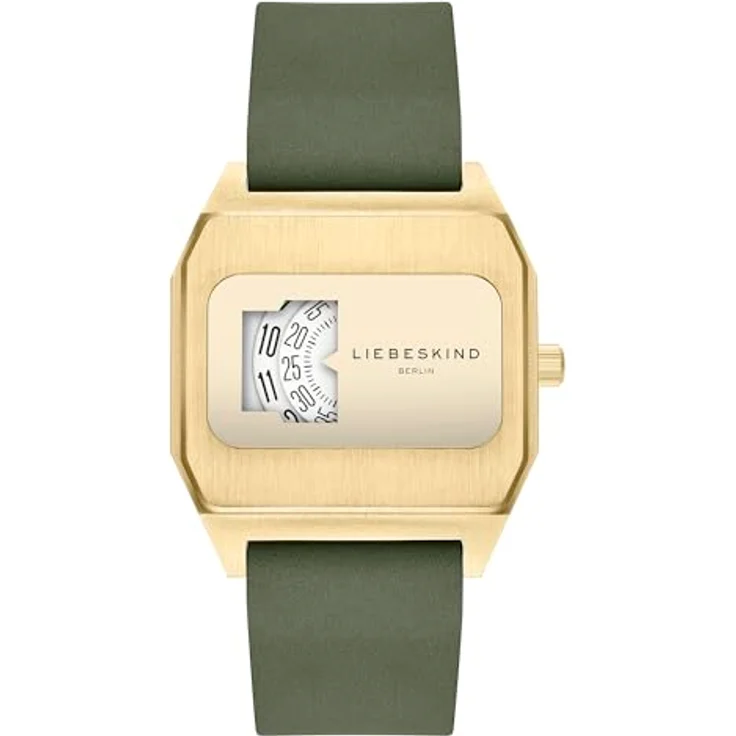 Liebeskind Berlin Vinyl Vision LT-0502-LQ, Quarzuhr mit verspiegeltem Zifferblatt und Lederarmband, Damenuhr – Bild 1