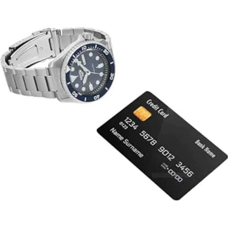Seiko 5 Automatik SRPD51K1, Automatikuhr, silber, blau – Bild 5
