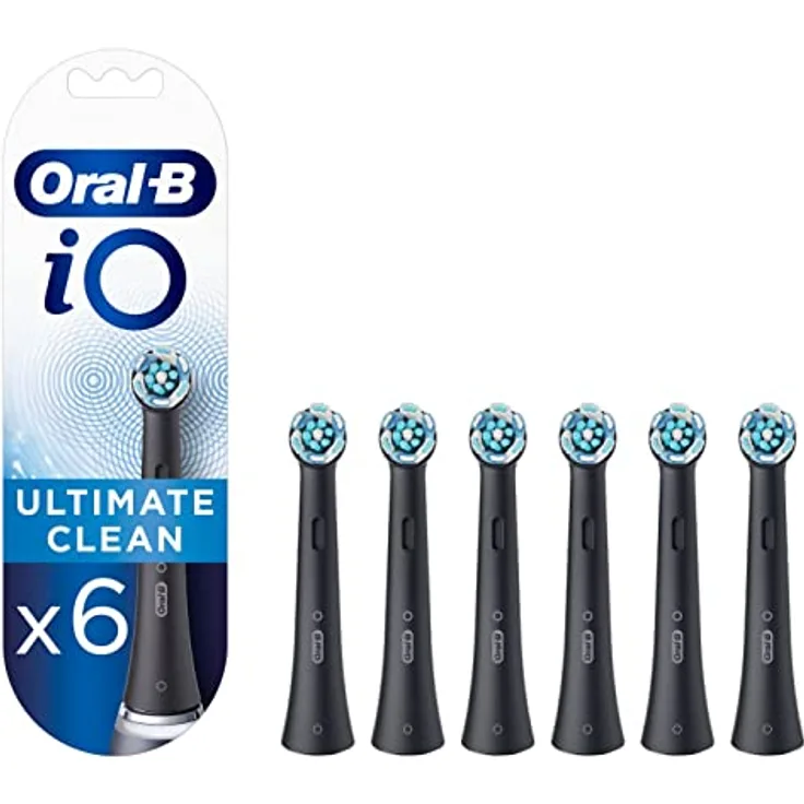 Oral-B, Zahnbürstenkopf, iO Ultimate Clean Black ( 6 pcs ) (6 x)