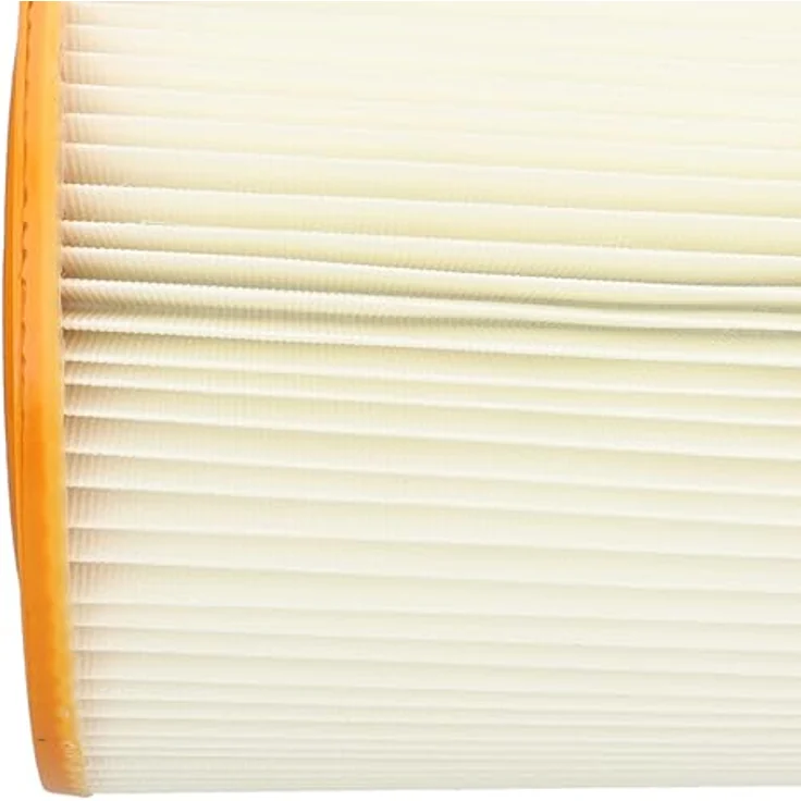 VHBW 2x Faltenfilter kompatibel mit Allaway C30, A30, C40, A40, A50, AW1700, AW2000, A60, CV1350, CV1750, M1000, CV1950, L25 - Polyester Filter in orange/weiß für effiziente Saugleistung – Bild 5