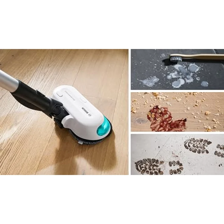 Bosch BCS71HYG2, ProHygienic Aqua Kabelloser Staubsauger mit HEPA-Filtration, 99,9% Staubaufnahme, weiß – Bild 3