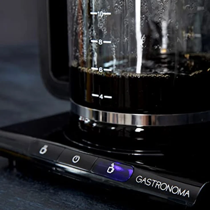 Gastronoma 18100003 - Koffiezetapparaat 1.5L, zwart/roestvrij staal, Filterkaffeemaschine, Schwarz – Bild 8