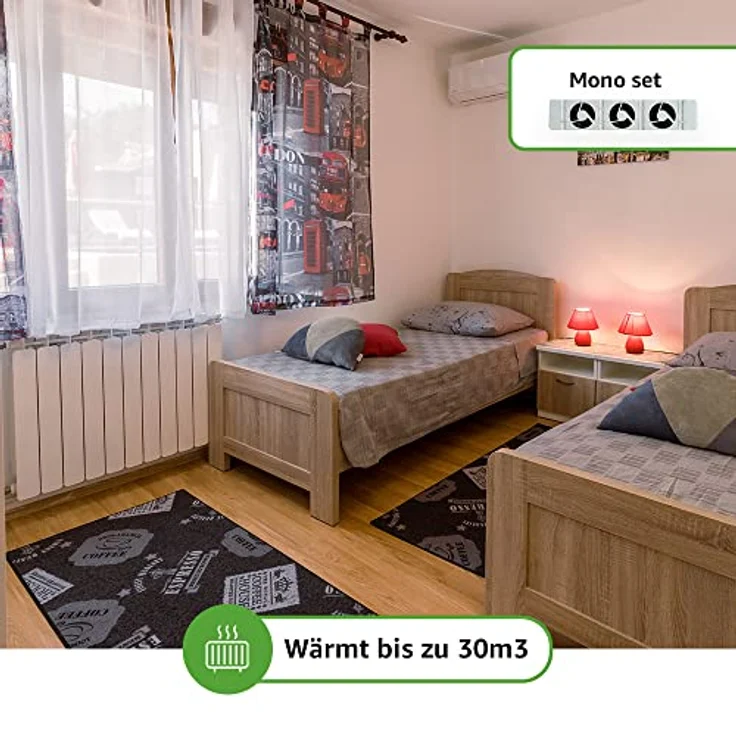 SpeedComfort Starter Mono Set 1-Stück: Smartes Heizgebläse für Heizungen - Langlebiger Heizverstärker für Unterheizungen und Heizkörper - zum Sparen von Energie und Heizkosten – Bild 3