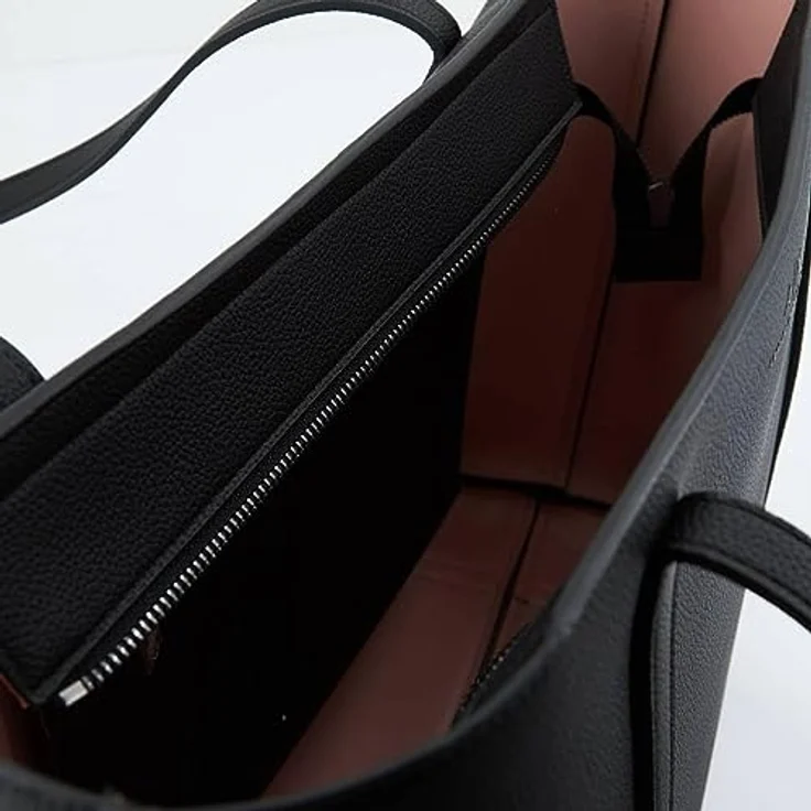 Armani Exchange Silvye Shopper Tasche, 33 cm, schwarz, 100% Polyester, 29.5 cm x 16 cm x 33 cm – Bild 4