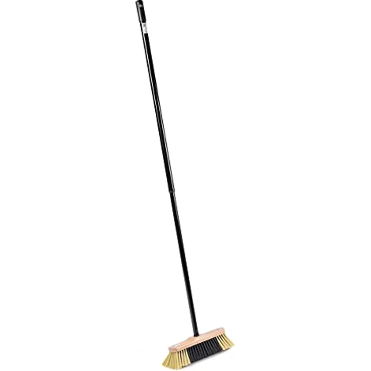 BawiTec Zimmerbesen 30 cm Kehrset Teleskopstiel Handfeger Kehrschaufel Kehrgarnitur Besen Set Gummilippe feine weiche Borsten für Haus Hobby Werkstatt Büro Gastro – Bild 3