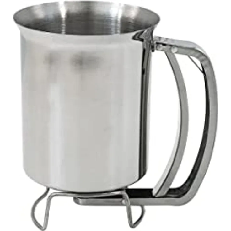 Zenker 44996 Tortenteigspender, Trichter, Kuchenteig, Edelstahl, Grau, 16 x 11 x 14 cm