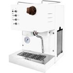 Quick Mill Pippa Espressomaschine weiß, mit ULKA Pumpe und isolierter Dampf/Heißwasserlanze