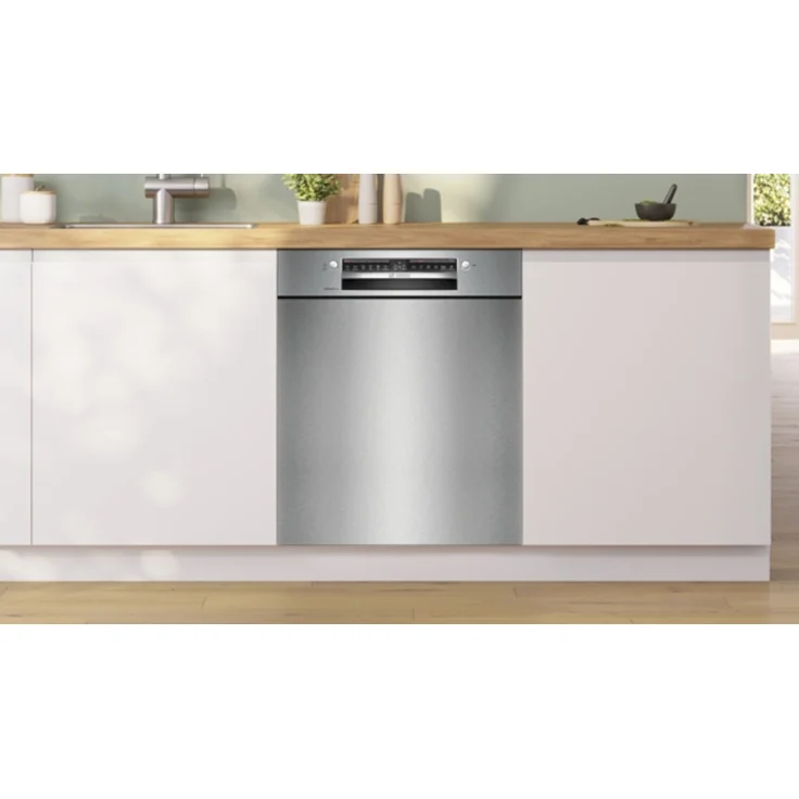 Bosch SMU4EVS08E Unterbau-Geschirrspüler, 14 Maßgedecke, 44 dB, 6 Programme, Edelstahl-Optik, Energieklasse B – Bild 2