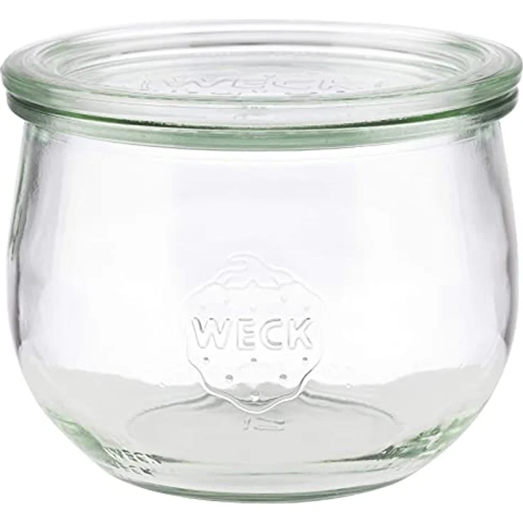 APS Weck-Glas mit Deckel, Tulpen-Form, 580 ml, 6er Set – Bild 3