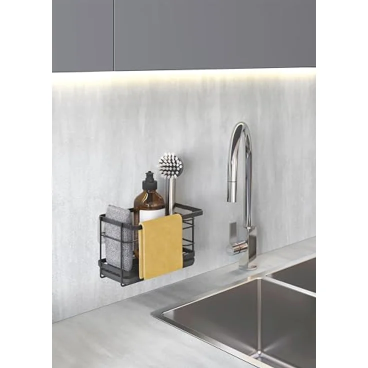 Metaltex 352900000 küchenhalter, Stahl, Schwarz – Bild 3