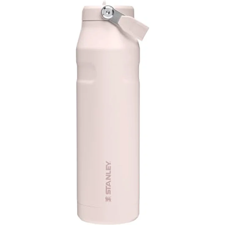 Stanley Flip Straw 2.0 Trinkflasche 0.7L - Auslaufsicher, BPA-frei, Kühlt 12 Stunden und hält 3 Tage eisgekühlt - Spülmaschinenfest, Rose Quartz – Bild 1