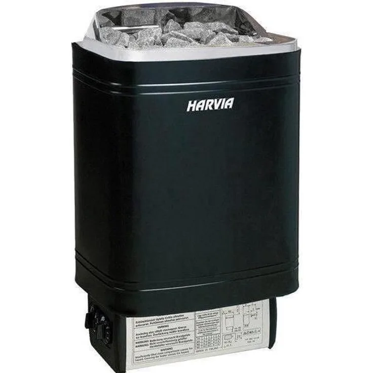 Harvia TOP STEEL M60, 6 kW Heizkörper in Schwarz