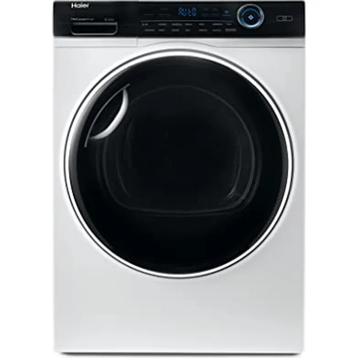 Haier I-PRO SERIE 7 HD100-A2979 Wärmepumpentrockner / 10 kg/A++ / Edelstahltrommel/Trommelinnenbeleuchtung/I-Refresh Pro-Dampfprogramm, Weiß – Bild 1