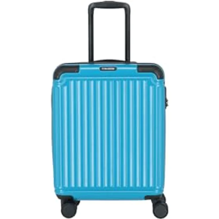 Travelite Trolley Cruise 4w Trolley S, kompakter Handgepäckkoffer aus robustem ABS-Kunststoff, 39 x 20 x 55 cm, Petrol – Bild 1