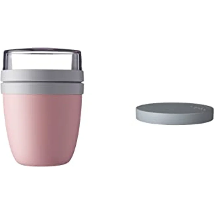 Mepal Lunchpot Switch Ellipse - auslaufsicher, vielseitig nutzbar, Nordic Pink – Bild 1