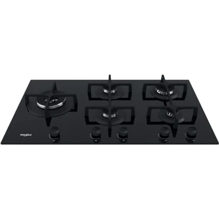 Whirlpool GOA 9523 NB1, Gas-Kochfeld mit 860 mm Breite, schwarz