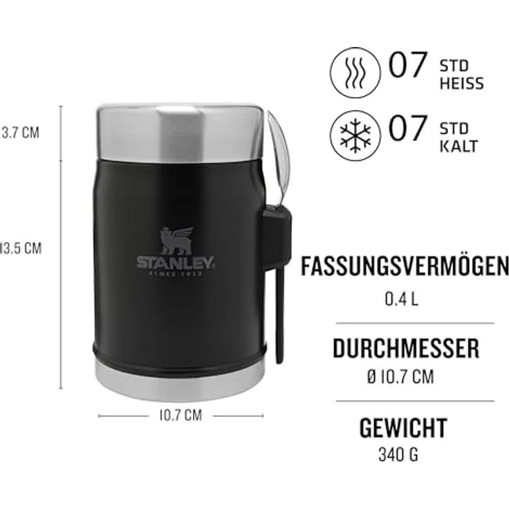 Stanley Food Jar 0,4L Schwarz – Bild 2