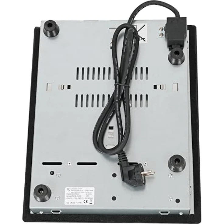 K&H Einzel 1 Zonen Glaskeramikkochfeld Elektrokochfeld 31cm Doppelbrenner Autark Eingebaut NCS-2202, Touch-Control-Steuerung, 2200 Watt, Umweltfreundlich, Restwärmeanzeige – Bild 4