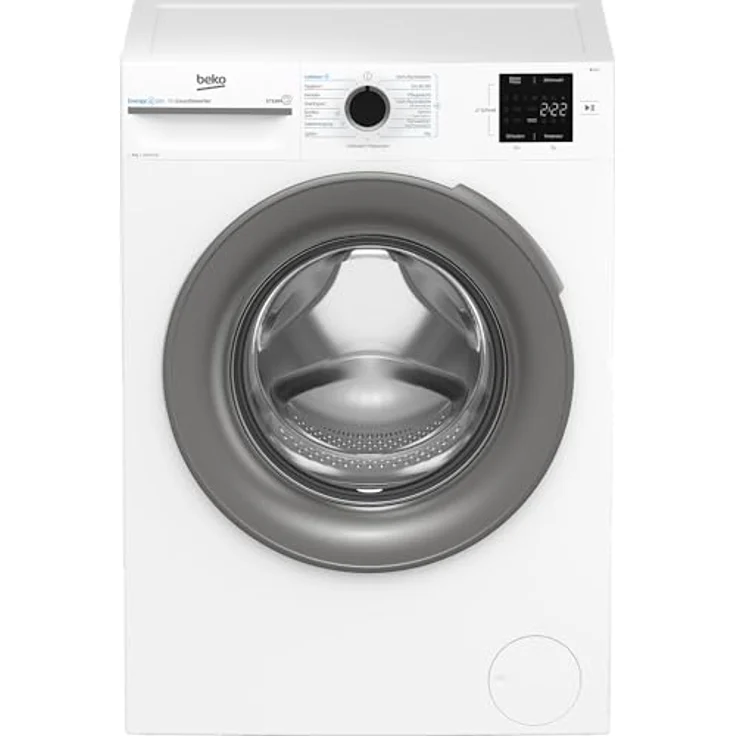 Beko BM3WFU4841W1 Waschmaschine, 8 kg, Frontlader, 1400 U/min, SteamCure Dampffunktion, allergikergeeignet, Weiß – Bild 1
