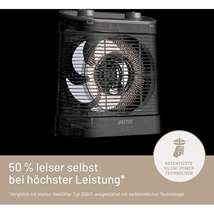 Digitaler Heizkörper IMETEC 4028 COMFOR Schwarz 2100 W, Radiator – Bild 4