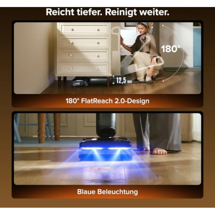 Roborock F25 Steam Set, Nass Trockensauger mit 25.000 Pa Saugkraft, 180 °C Dampfmopp und Hochtemperatur-Selbstreinigung – Bild 10