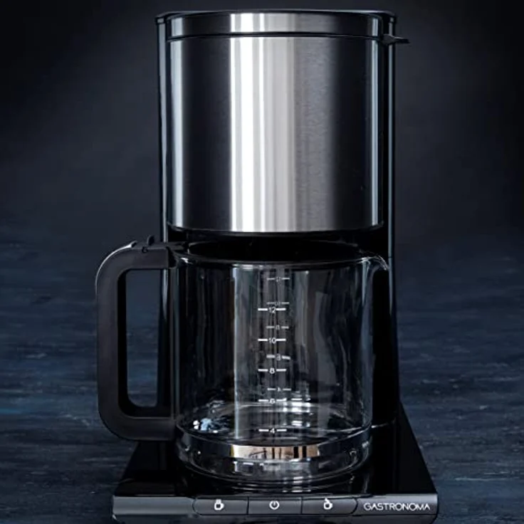 Gastronoma 18100003 - Koffiezetapparaat 1.5L, zwart/roestvrij staal, Filterkaffeemaschine, Schwarz – Bild 5