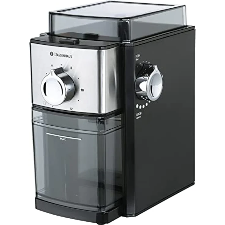 Zassenhaus Elektrische Kaffeemühle, Kaffeemühle, Schwarz – Bild 3