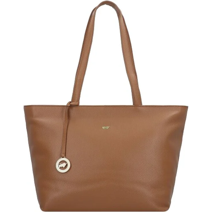 Braun Büffel Hanna Shopper Tasche, 100% Leder, 43 cm x 17 cm x 29 cm, braun
