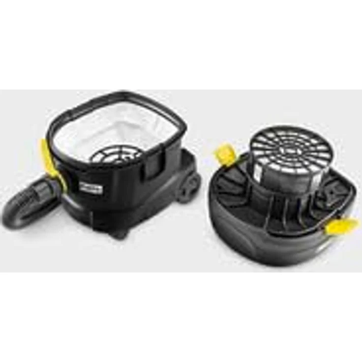 Kärcher Trockensauger T11/1 Classic HEPA Re!Plast | Kabellänge: 7,5m, inkl. 2m Saugschlauch, Saugrohr, Motorschutzfilter, Vliesfiltertüte, Kombi-Bodendüse, HEPA 14-Filter, Permanent Vlies Filterkorb, lärmsensibel, integrierte Zubehöraufbewahrung – Bild 4