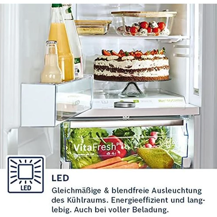Bosch KGV33VLEA Kühl-Gefrierkombination mit Gefrierbereich unten, freistehend, silber, Schnellkühlen und -gefrieren, Breite 60 cm – Bild 3