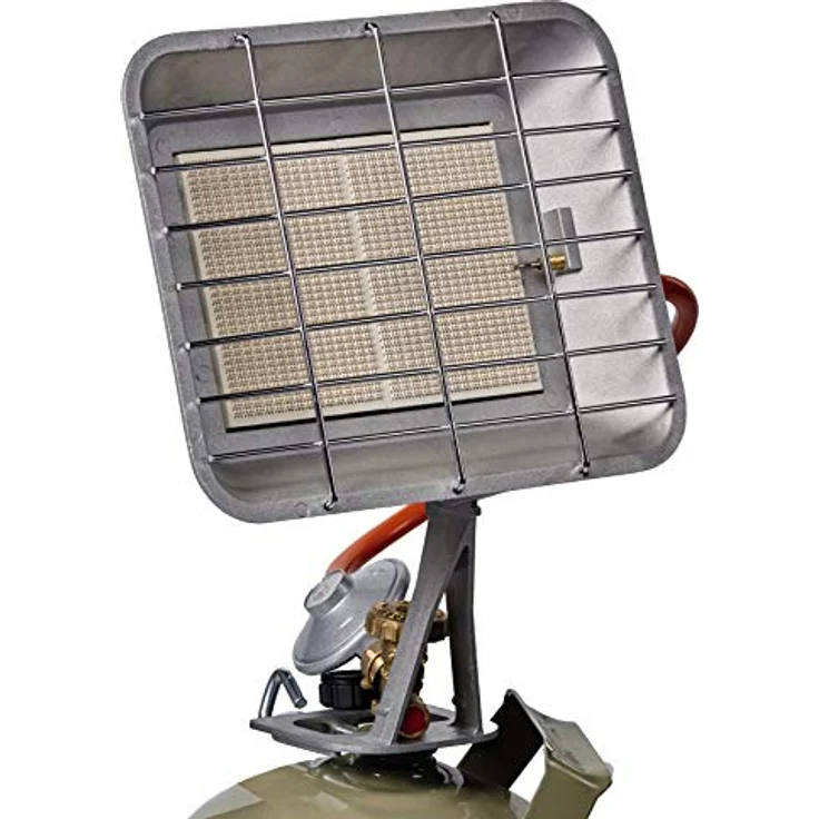 Einhell Gasheizstrahler GS 4400 (Heizleistung 2900-4400 W, inkl. Gasdruckregler 50 mbar, Gasschlauch, Regler, für alle handelsüblichen Gasflaschen), Silber – Bild 1
