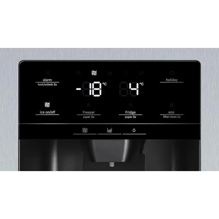 Bosch KAD93AIDP, Amerikanischer Side-by-Side Kühlschrank mit No Frost, Edelstahl Antifingerprint, 178.7 x 90.8 cm – Bild 9
