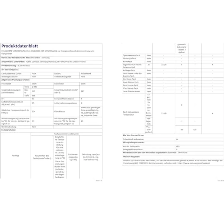 Samsung RL38T607BB1/EF, Kühl-/Gefrierkombination, 203 cm, 387 L Schwarz – Bild 9