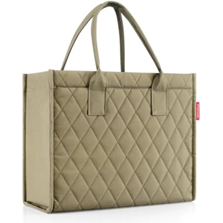 Reisenthel Shopper Daily Shopper, wasserabweisend aus recyceltem Polyester, grau, 42 x 17 x 35 cm – Bild 2