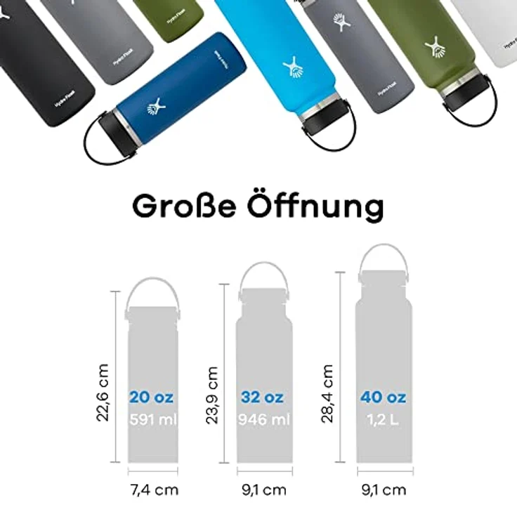Hydro Flask Wide Mouth Hydro Flask Flex Cap laguna - Größe 946 ml – Bild 3