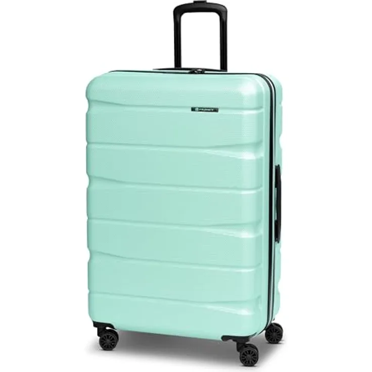 Franky Munich 4.0 Koffer groß | Hartschalen Trolley mit 4 Rollen, Kreuzpackgurt, arretierbarer Griff, Wäschefach und TSA-Zahlenschloss | 51 cm x 30 cm x 76 cm - 105l