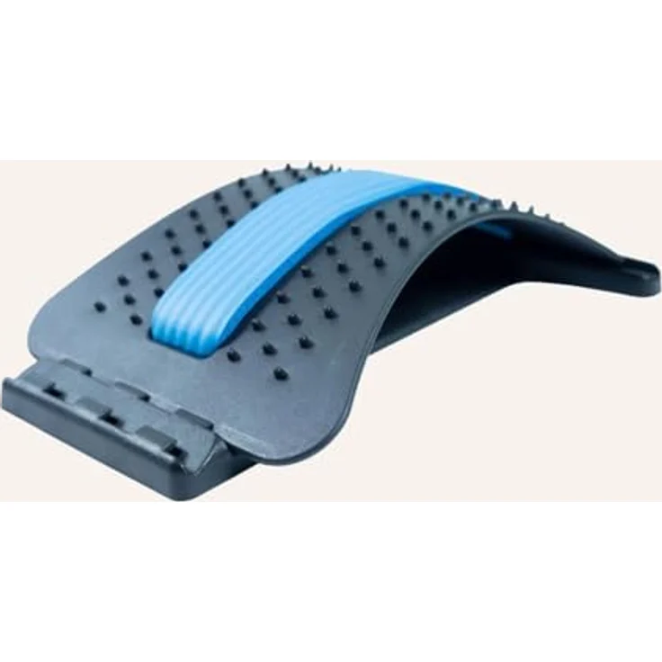 Swedish Posture Posture Back Stretch, Massagegerät und Rückenstrecker mit 3 einstellbaren Stufen, schwarz – Bild 3