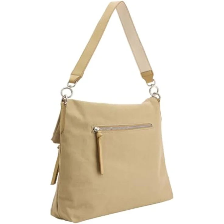 FredsBruder Carry Me Everywhere, Schultertasche aus robustem Canvas-Material, 34 cm, Grün, mit abnehmbarem und verstellbarem Umhängeriemen, Magnet- und Reissverschluss – Bild 2
