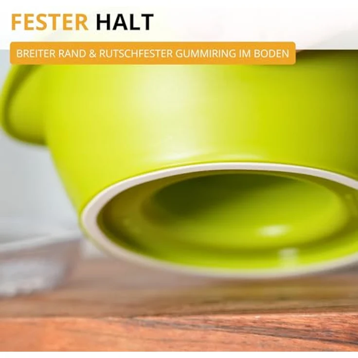 Westmark Zitronen--Zitruspresse mit Behälter, Durchmesser: 18,7 cm, Fassungsvermögen: 0,5 Liter, Kunststoff, Limetta, Apfelgrün, 3091227A – Bild 8