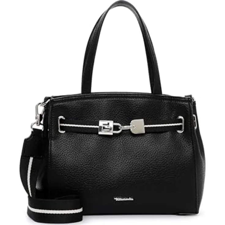 Tamaris Shopper TAS Kirima, Handtasche mit echtlederähnlicher Oberfläche, schwarz