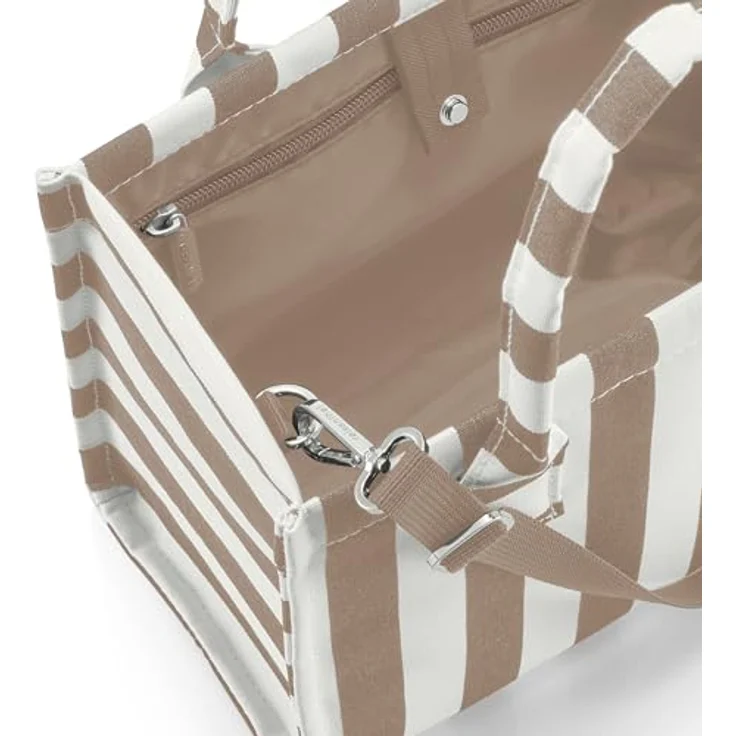 reisenthel Daily Shopper, Shopper Tasche aus 100% Polyester, braun, 21 cm x 14 cm x 27 cm – Bild 6