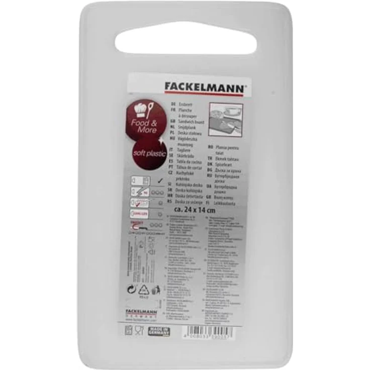 FACKELMANN Frühstücksbrett 24x14cm in transparent, Holz, 24 x 14 x 0.6 cm – Bild 3