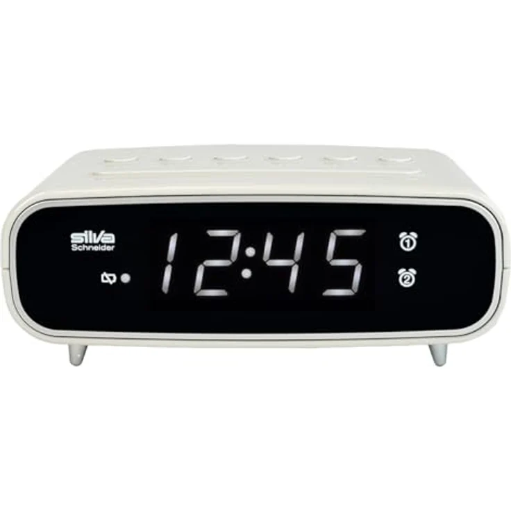 Silva Schneider UR 1024, Radiowecker mit digitalem Display und UKW-Radio, schwarz, 10 Speicherplätze – Bild 6