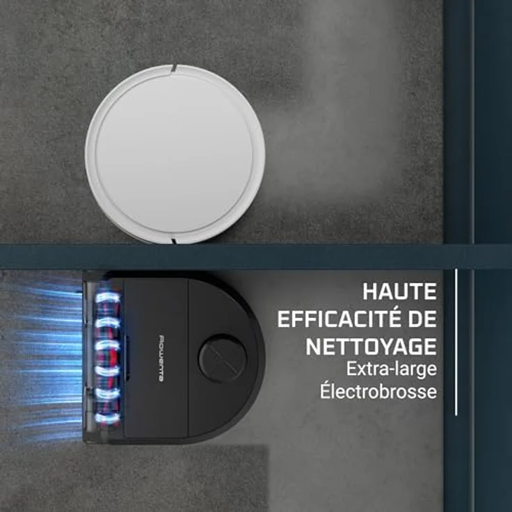 Rowenta RR9695 X-Plorer Serie 240+ AI Roboterstaubsauger, Tier- und Allergie-Modell mit extra großer Elektrobürste und vibrierendem Mopp, rechteckiges Design für gründliche Reinigung in Ecken und Kanten – Bild 3